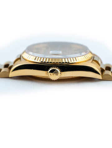 Rolex Day-Date 36mm 18k Yellow Gold President Champagne Dial Ref 18038