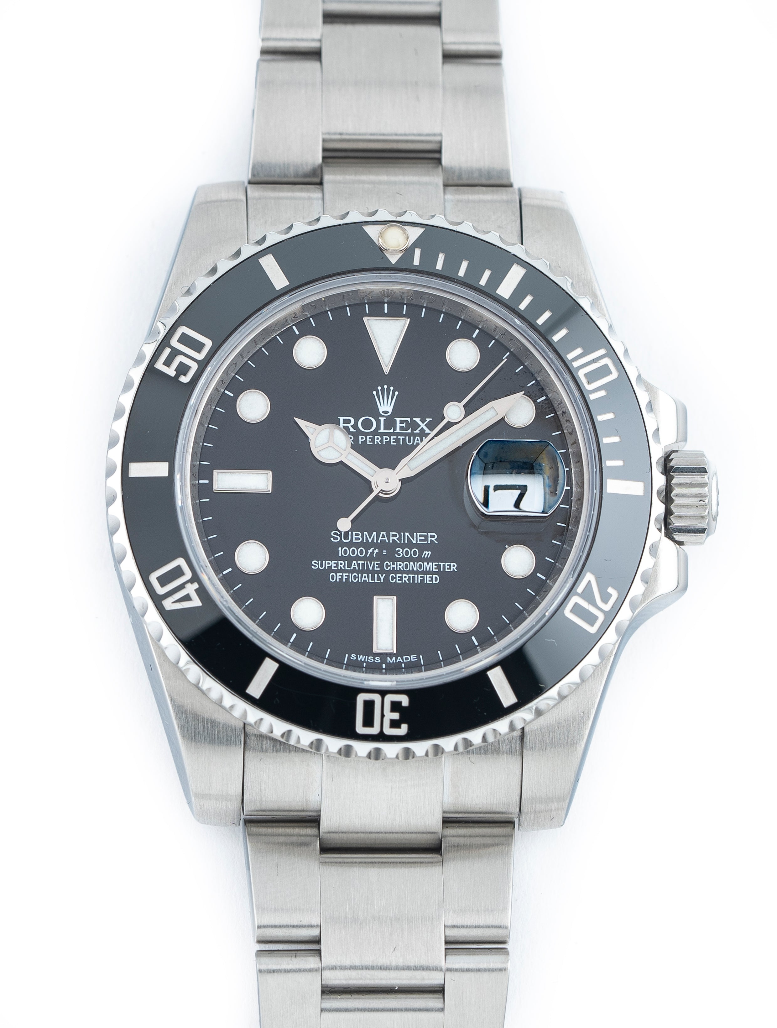 Rolex Submariner Date 40mm Stainless Steel Ceramic Bezel Ref