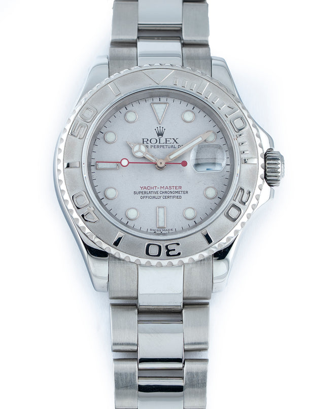 Rolex Yachtmaster I 40mm Stainless Steel Oyster Silver Dial Ref 16622