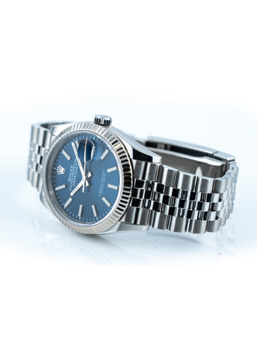 Rolex Datejust 36mm Stainless Steel Blue Dial Jubilee 126234 - Full Set June 2020