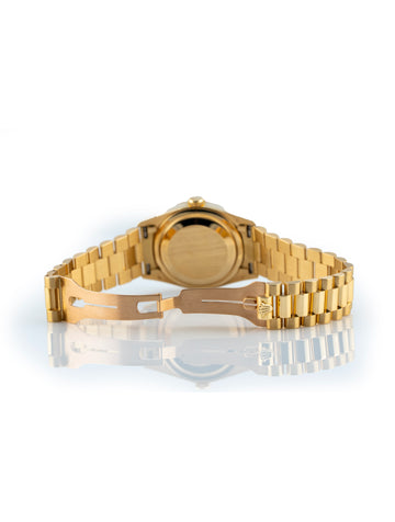 Rolex Day-Date 36mm 18k Yellow Gold President White Roman Dial Ref 18238