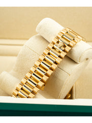 Rolex Day-Date 40mm 18k Yellow Gold President Champagne Roman Dial Ref 228238 - Full Set July 2017