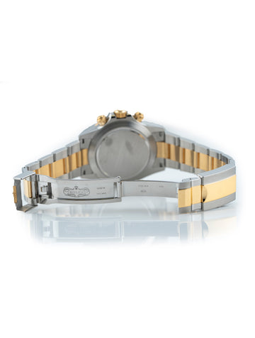 Rolex Daytona 40mm 18k Yellow Gold & Stainless Steel Black Dial Oyster 116503