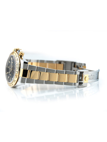 Rolex Daytona 40mm 18k Yellow Gold & Stainless Steel Black Dial Oyster 116503