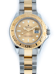 Rolex Yachtmaster I 40mm 18k Yellow Gold & Stainless Steel Oyster Champagne Dial 16623