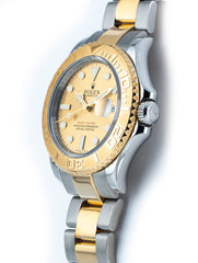 Rolex Yachtmaster I 40mm 18k Yellow Gold & Stainless Steel Oyster Champagne Dial 16623