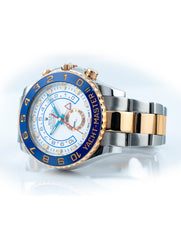 Rolex Yachtmaster II 44mm 18k Rose Gold & Stainless Steel Ref 116681 R series