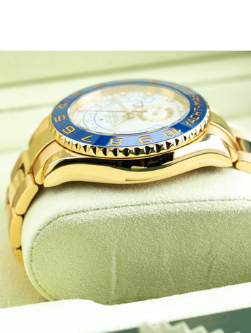 Rolex Yachtmaster II 44mm 18k Yellow Gold Blue Ceramic Bezel Ref 116688 M series