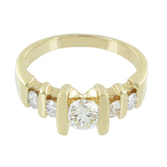 LADIES 14KT GOLD SOLITAIRE DIAMOND CHANNEL SETTING RING SIZE 7.5