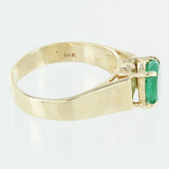 LADIES 14KT EMERALD RING SIZE 7