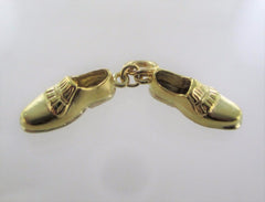 18KT YELLOW GOLD GOLF SHOES SPORTS CLEATS
