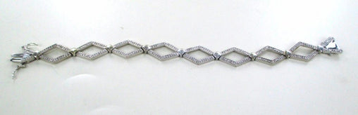 14KT SOLID WHITE GOLD 248 MARQUISE DIAMOND BRACELET CLARITY CONFIDENCE PURPOSE