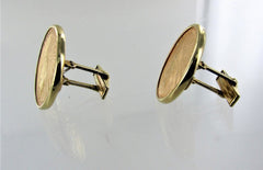 $10 INDIAN HEAD GOLD COIN CUFF LINKS 1910D 1910S EXCELLENT CONDITION