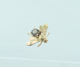 14 KT YELLOW GOLD BEE PIN