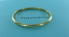 TIFFANY & CO 18KT YELLOW GOLD & PLATINUM DIAMOND ETOILE BRACELET BANGLE VINTAGE