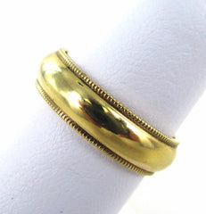 14KT SOLID YELLOW GOLD SIZE 6 WEDDING BAND RING