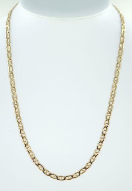 14KT YELLOW GOLD ANCHOR LINK NECK CHAIN 22"