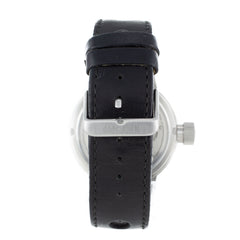 U-BOAT U-6497 STAINLESS STEEL WATCH LEATHER BAND 50mm