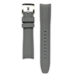 Everest Grey Rubber Strap For Rolex Watch EH5
