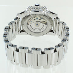 MONTBLANC TIMEWALKER CHRONOGRAPH BLACK DIAL STAINLESS STEEL WATCH