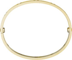 CARTIER 18KT YELLOW GOLD LOVE BRACELET SIZE 19